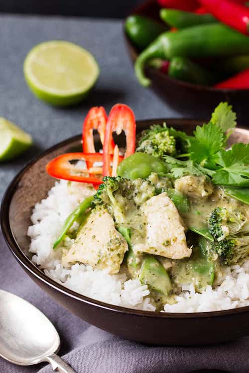 Skinny Thai Green Curry