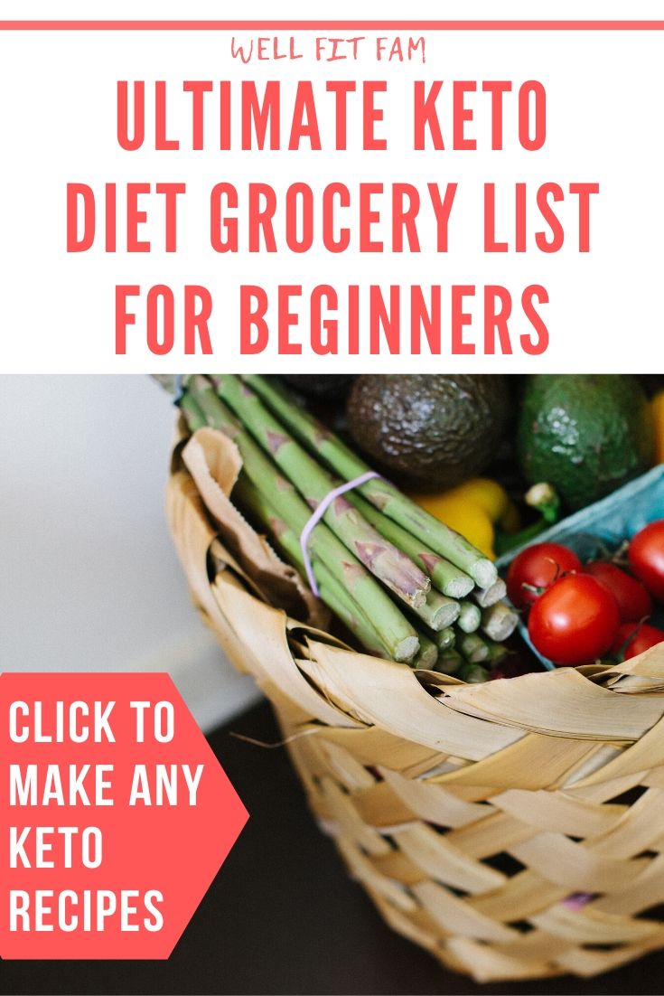 Ultimate Keto Diet Grocery List For Beginners: To Make Any Recipe