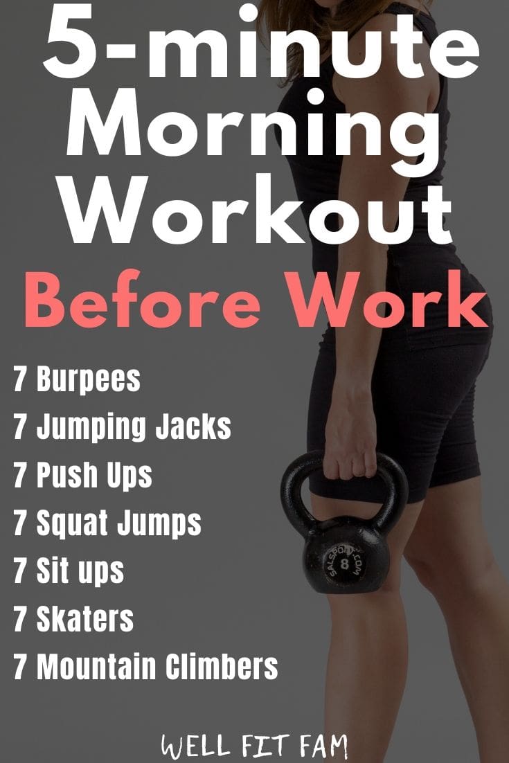 5 Minute Morning Workout Before Work